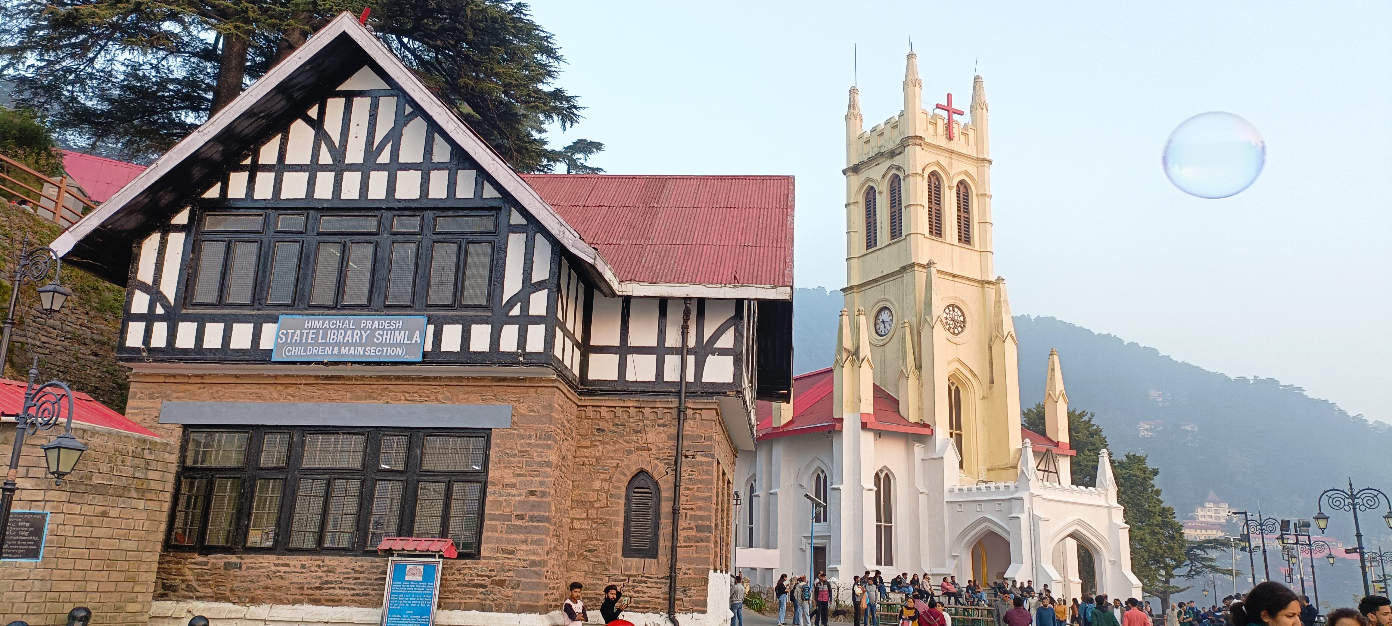 Christ church; best tourist places in shimla