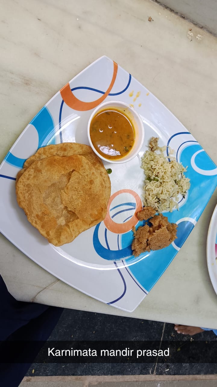Prasad at Karni Mata Temple, Udaipur