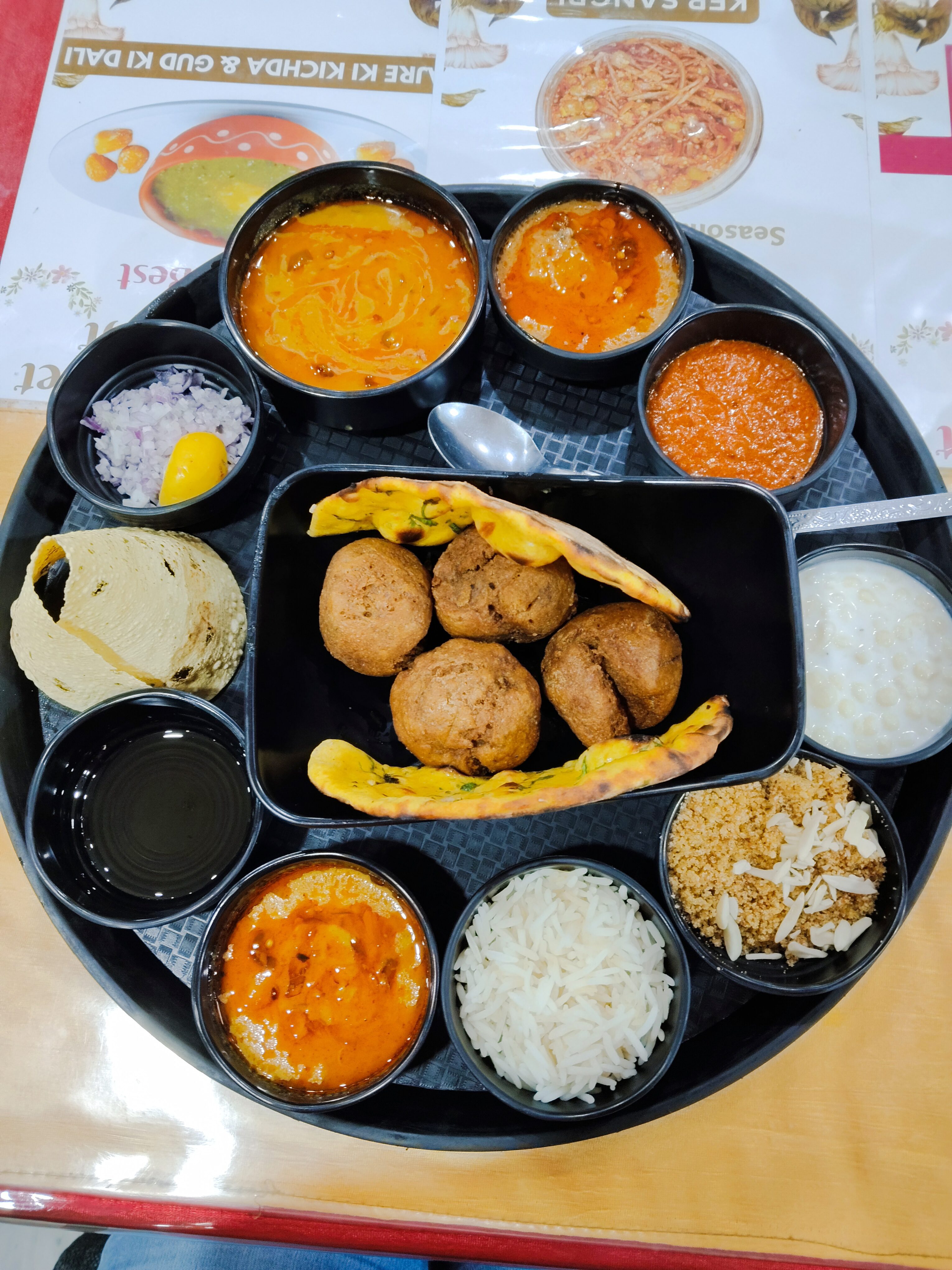 Dal Bati Churma at Jaipur
