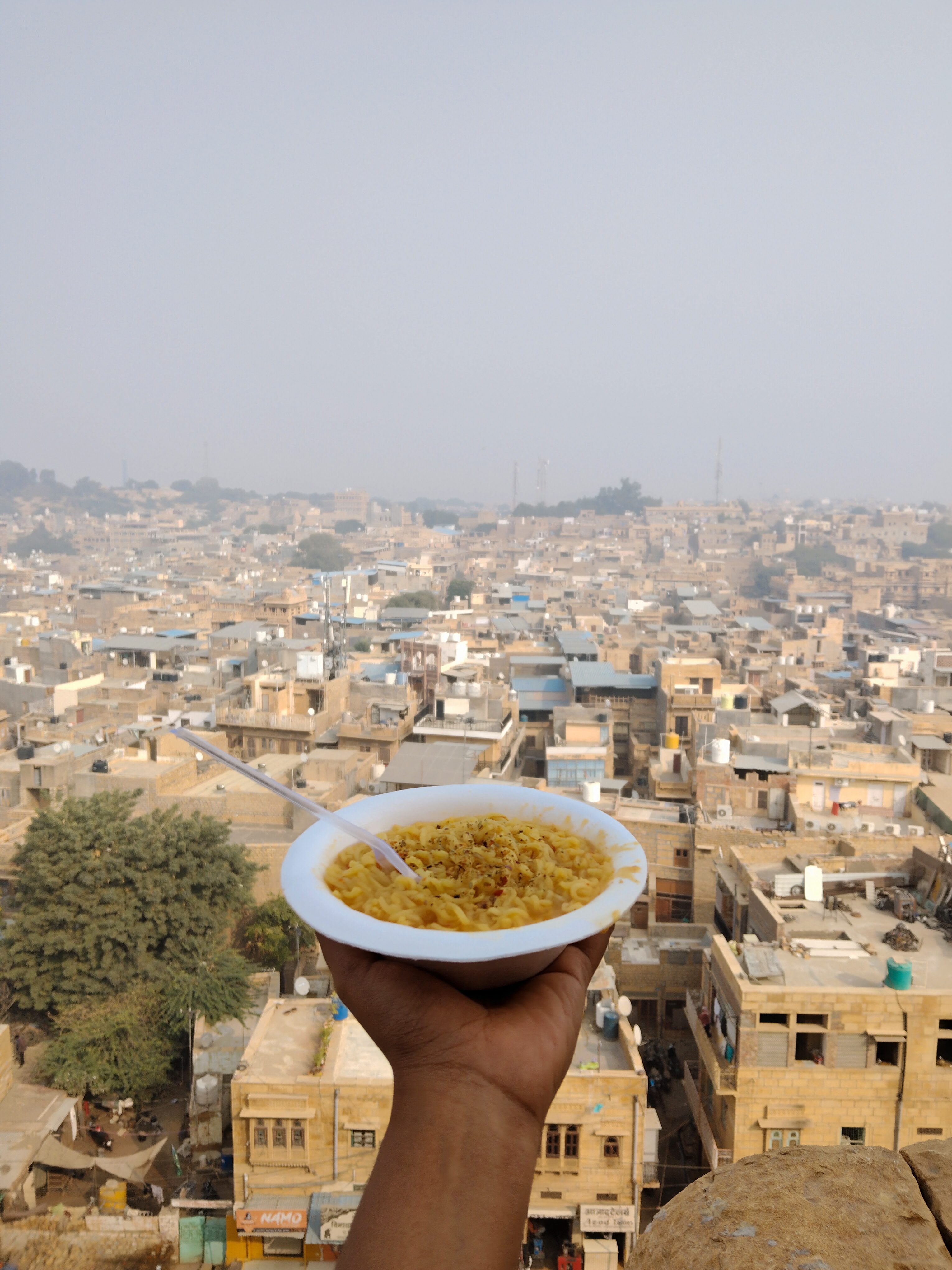 Maggi inside Jaisalmer Fort