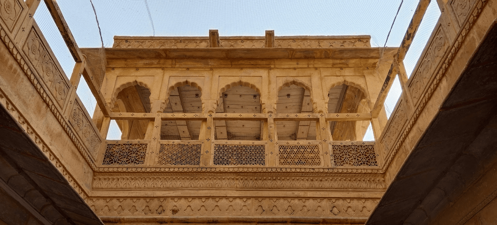 Balcony inside the palace