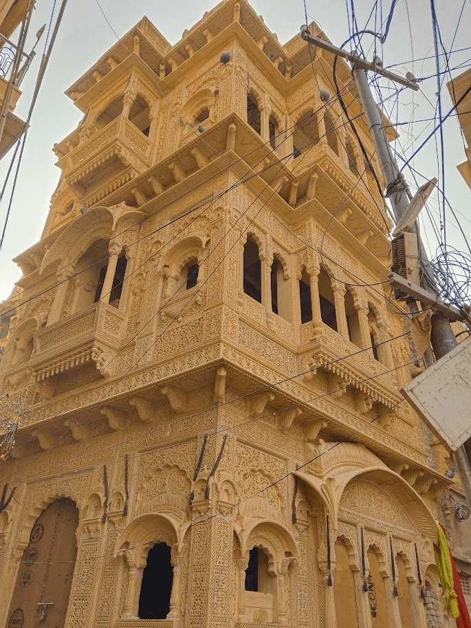 A random building inside the Jaisalmer Fort