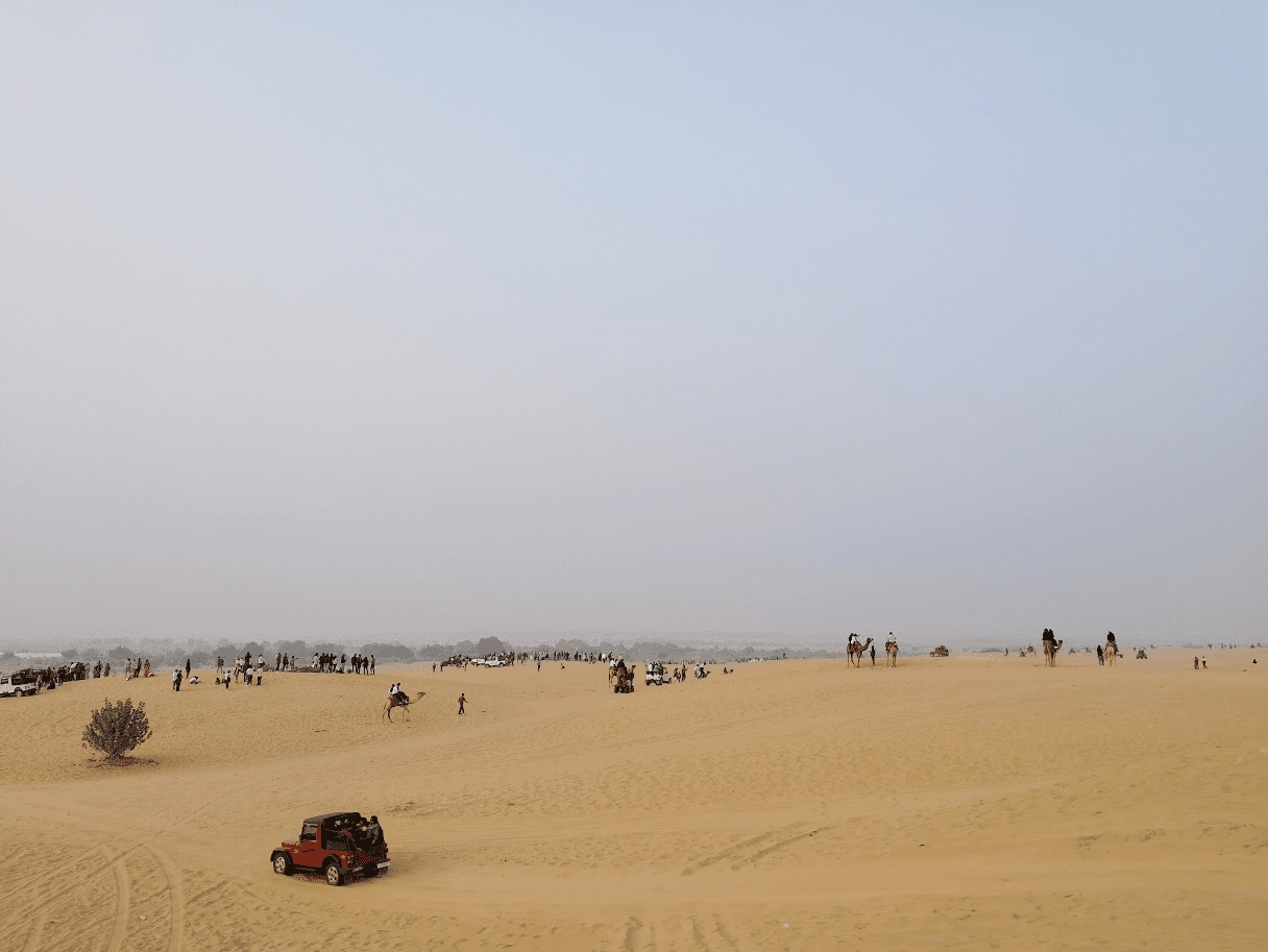 Desert safari in Sam Desert in Jaisalmer