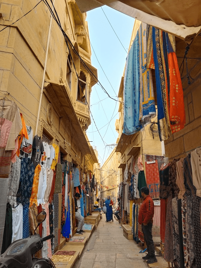 Lane inside the Jaisalmer fort