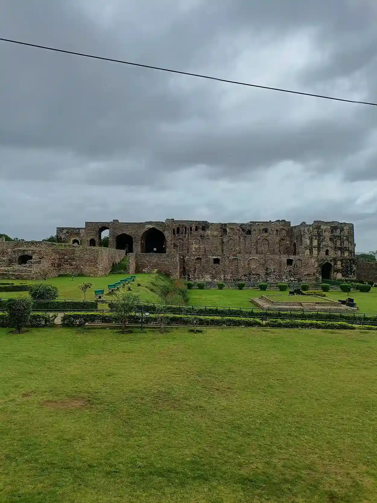 Interior of the Golconda Fort