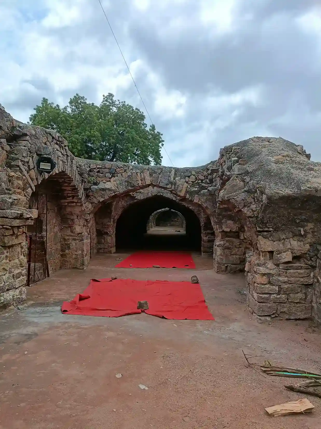 Soldier Barracks at the Golconda Fort